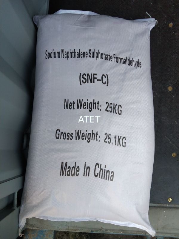 Condensado de formaldehído de ácido naftalenesulfónico SNF-A Na2SO4 Contenido en 5% CAS 36290-04-7