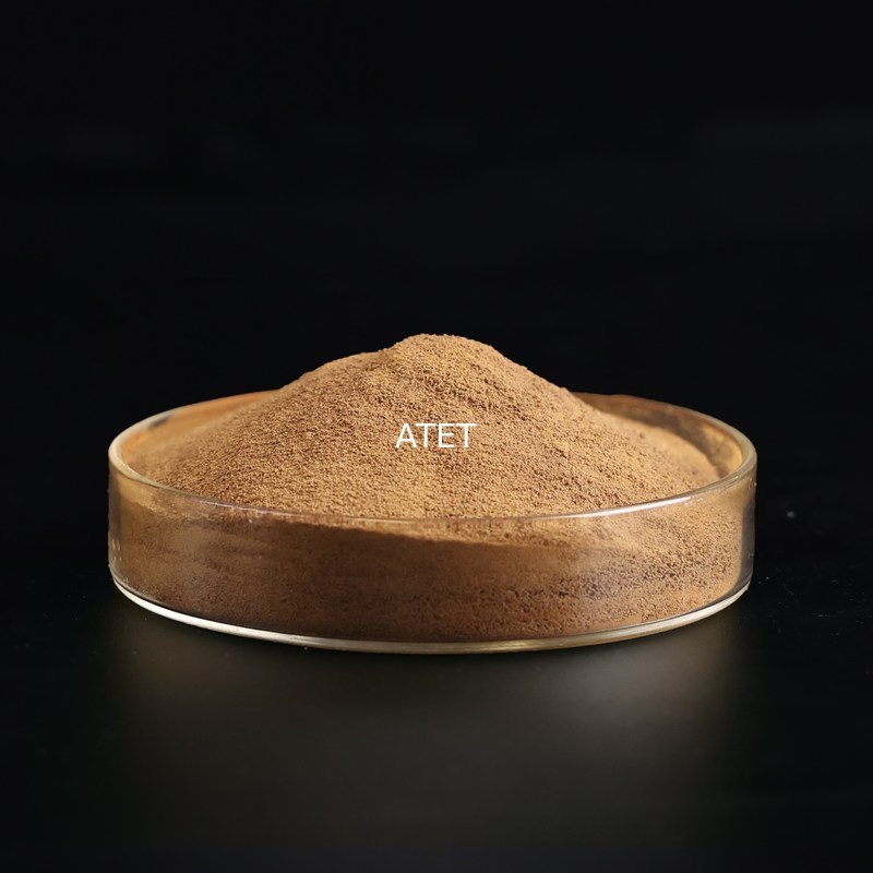 Polvo marrón lignosulfonato de potasio KLS Aditivo químico industrial soluble en agua para aplicaciones de cemento y hormigón